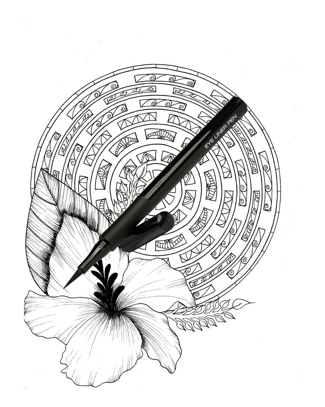 Blooming Spirits- A Coloring Book with Mandala Flowers