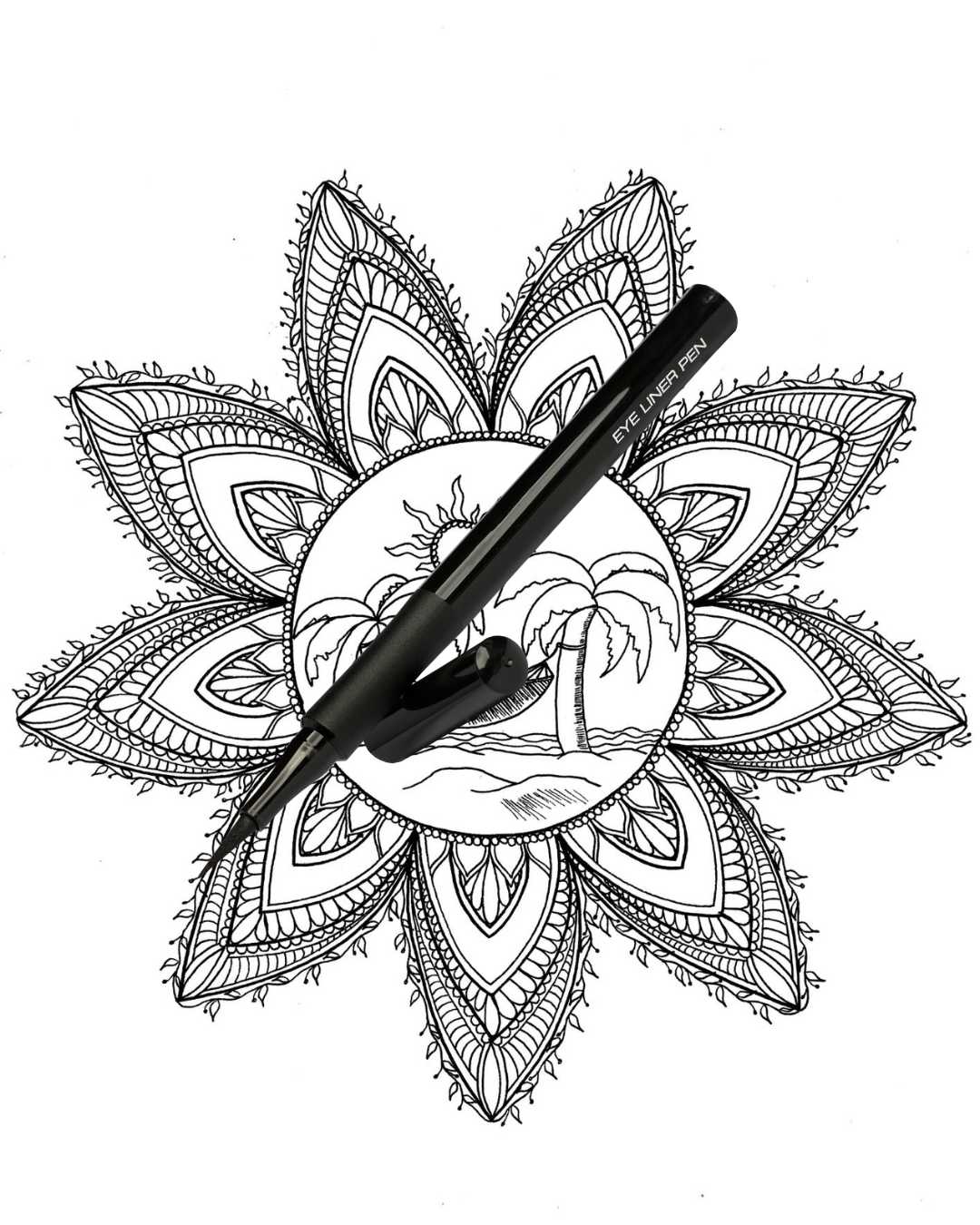 Summer Mandala Coloring Book
