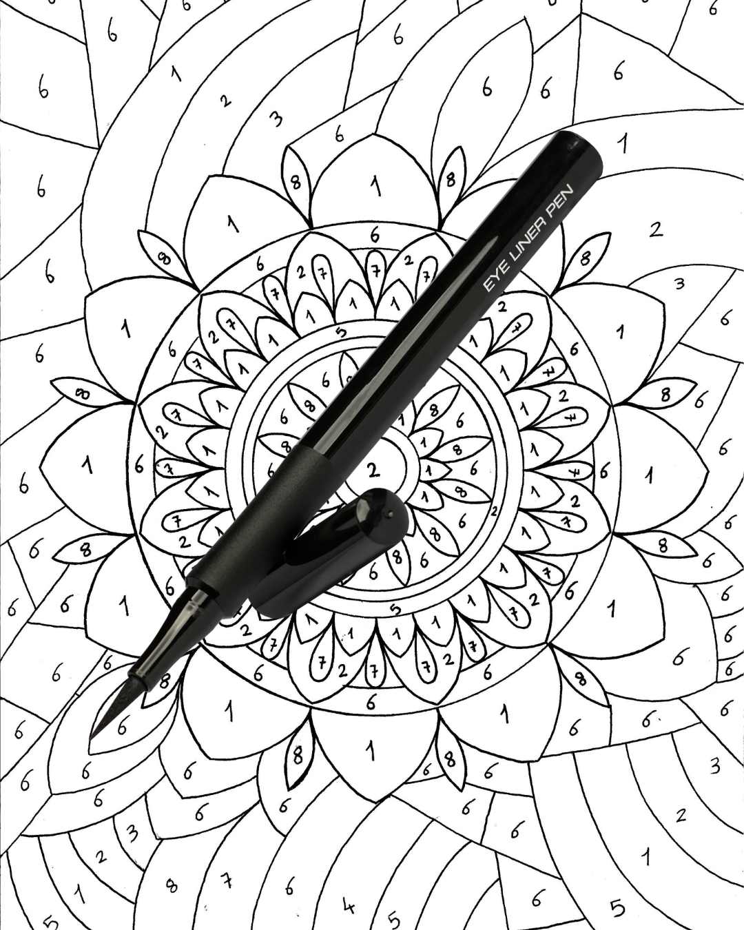 Blooming Numbers- A Series of Color-by-Number Mandala That Will Enrich Your Soul