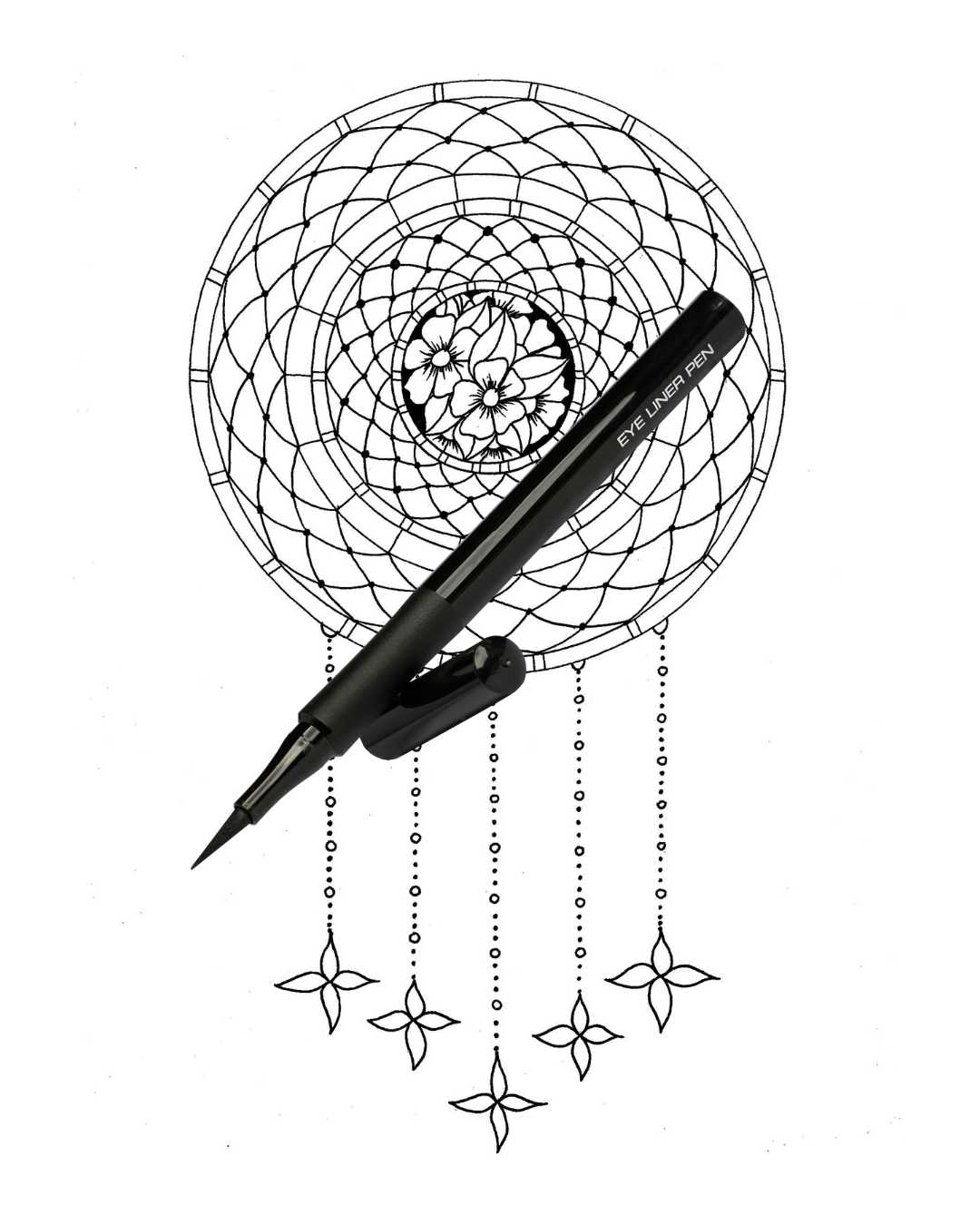 Blooming Spirits- A Coloring Book with Mandala Flowers