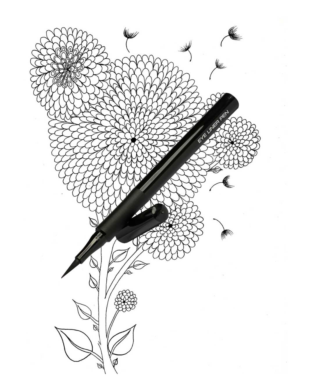 Blooming Spirits- A Coloring Book with Mandala Flowers