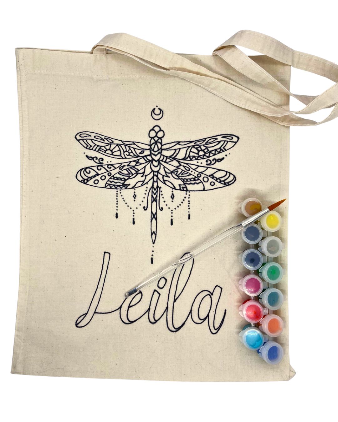 Paint Your Own Tote Bag | Dragonfly