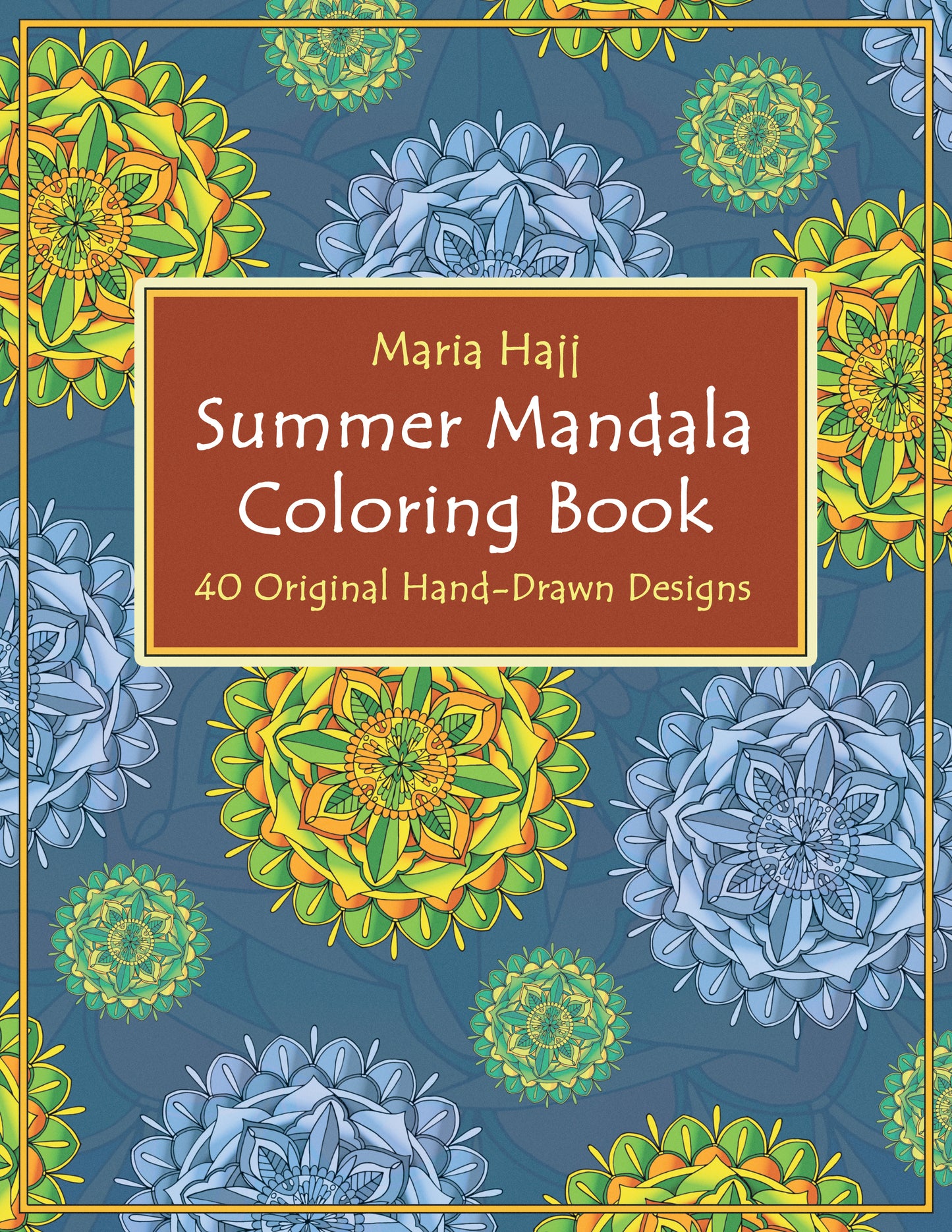 Summer Mandala Coloring Book