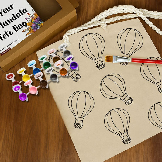 Paint Your Own Tote Bag | Air Balloon