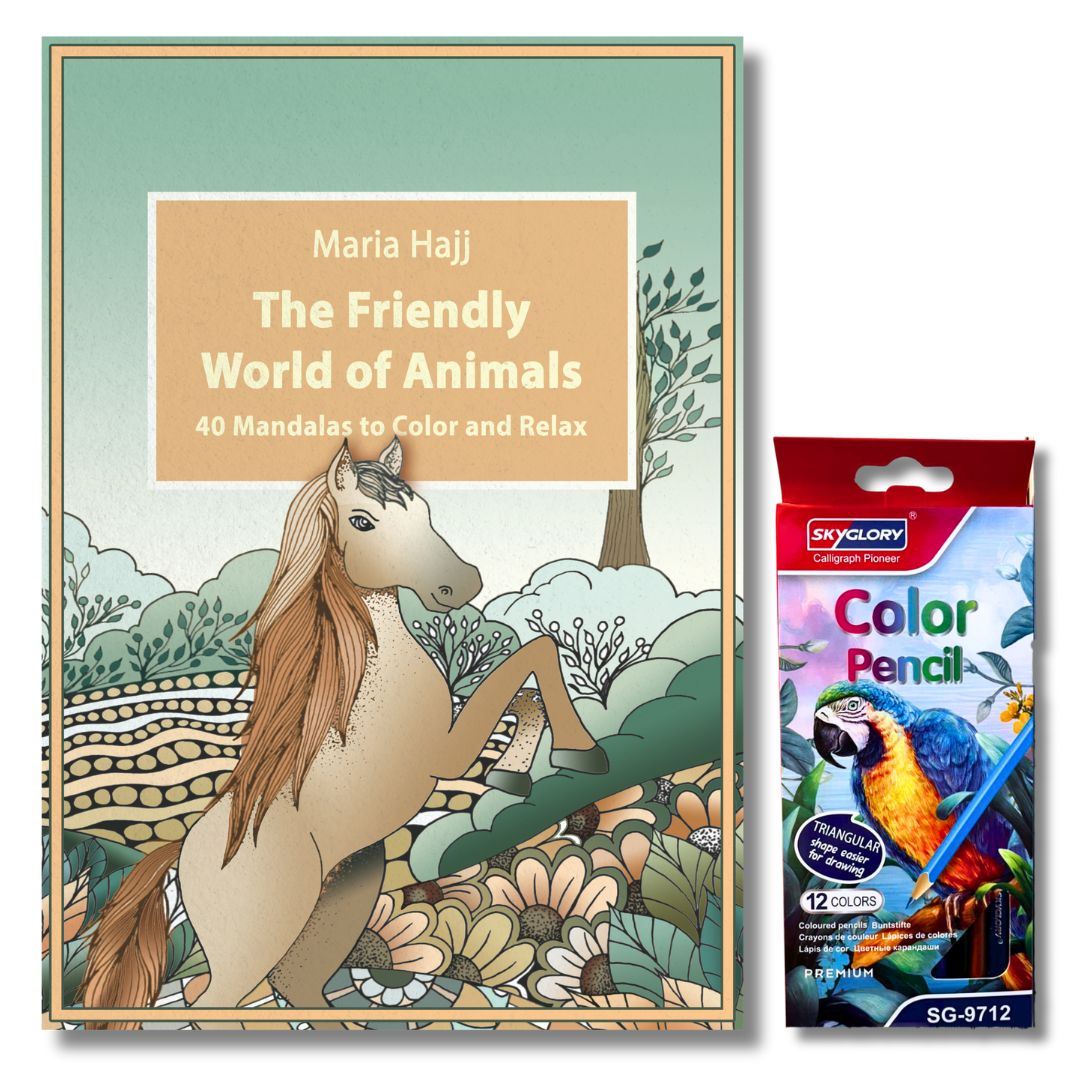 The Friendly World of Animals | 40 Mandalas to Color & Enjoy