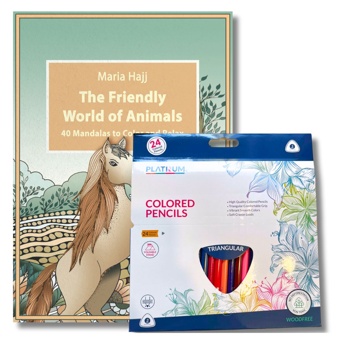 The Friendly World of Animals | 40 Mandalas to Color & Enjoy