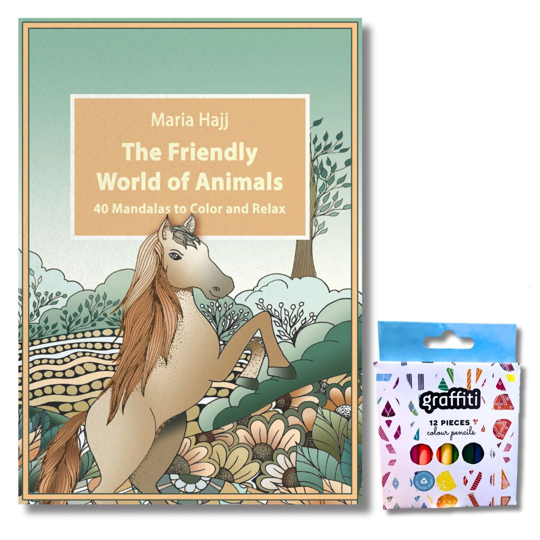 The Friendly World of Animals | 40 Mandalas to Color & Enjoy