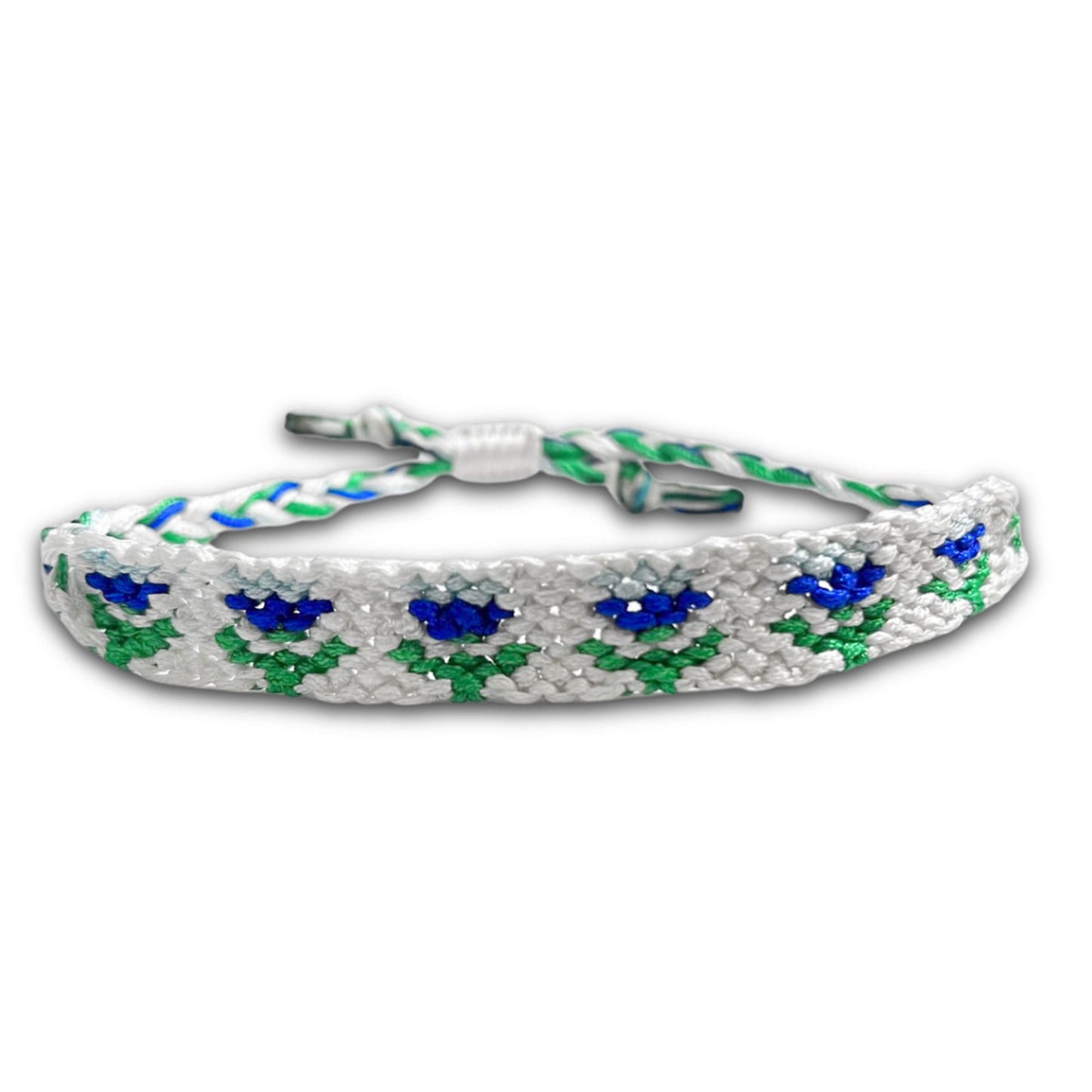 Blossoms of Light – Handmade Floral Pattern Bracelets