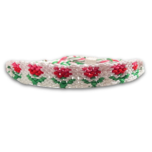 Blossoms of Light – Handmade Floral Pattern Bracelets