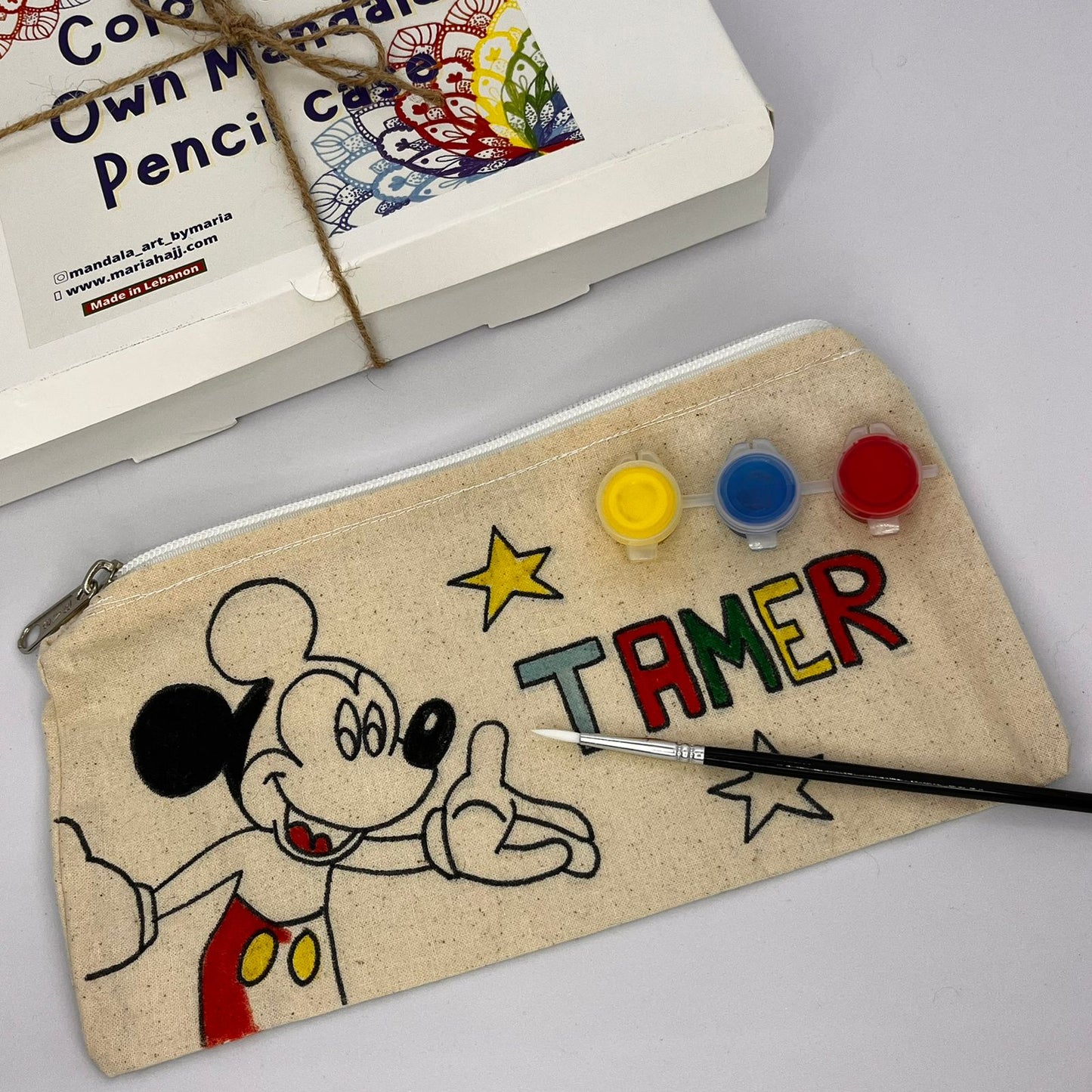 Paint Your Own Pencil Case | Mickey Mouse