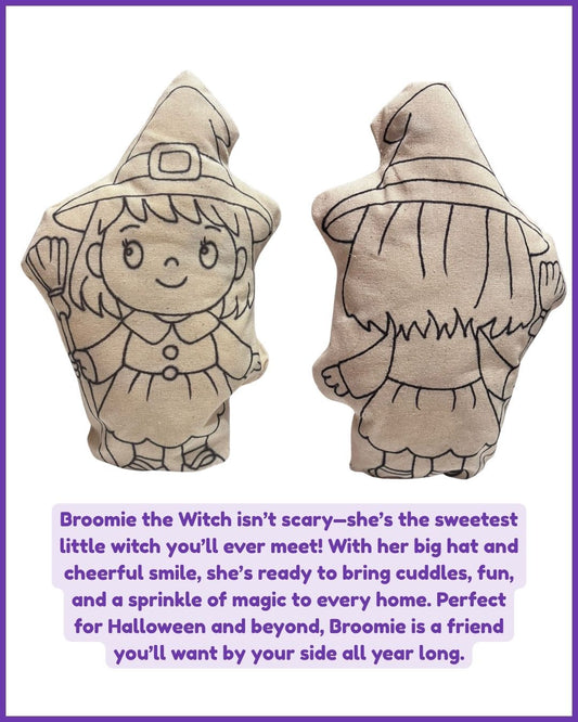 Paint-A-Doll | Broomie The Witch
