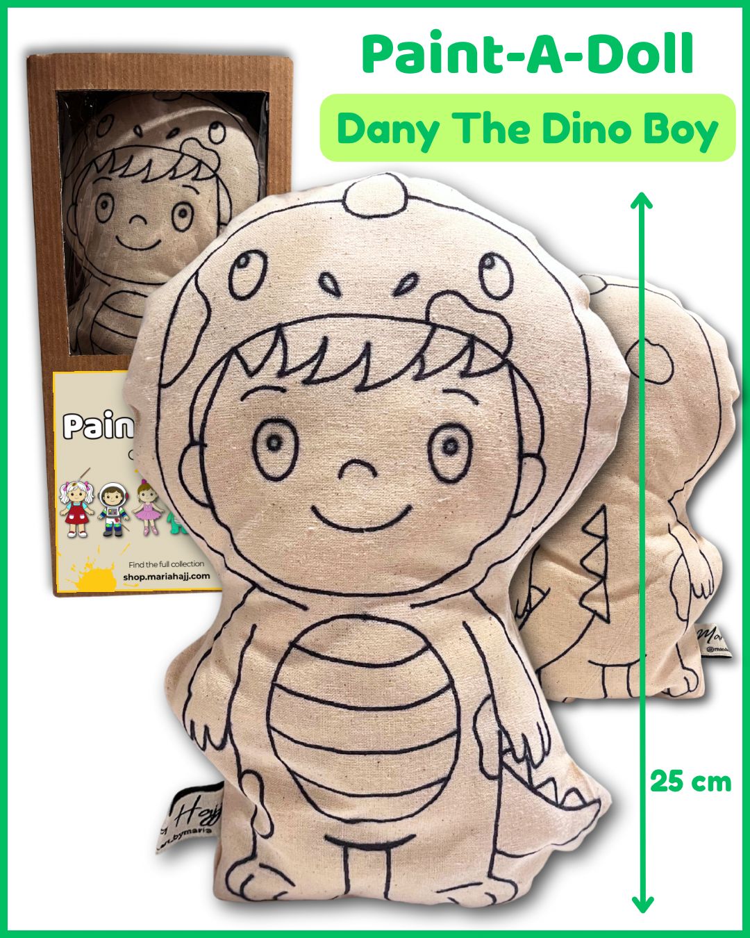 Paint-A-Doll | Dany the Dino Boy
