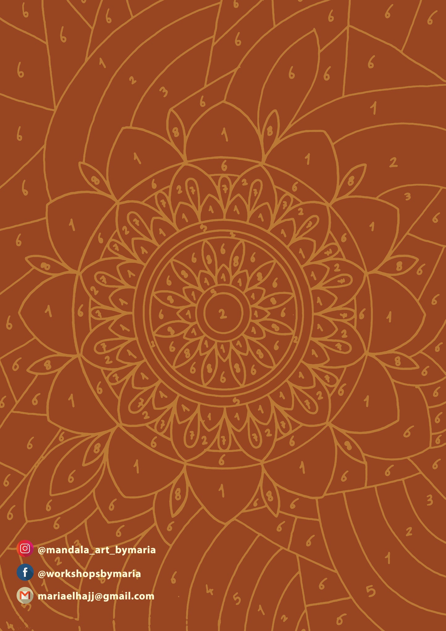 Blooming Numbers- A Series of Color-by-Number Mandala That Will Enrich Your Soul