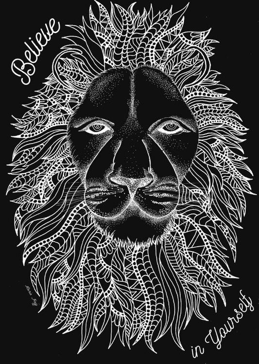 Blank Notebook (Lion)