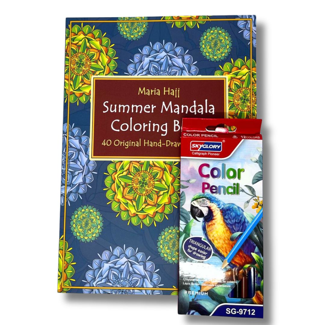 Summer Mandala Coloring Book