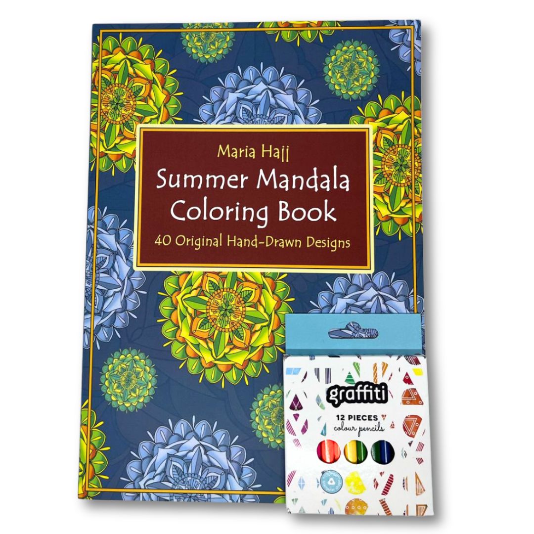 Summer Mandala Coloring Book