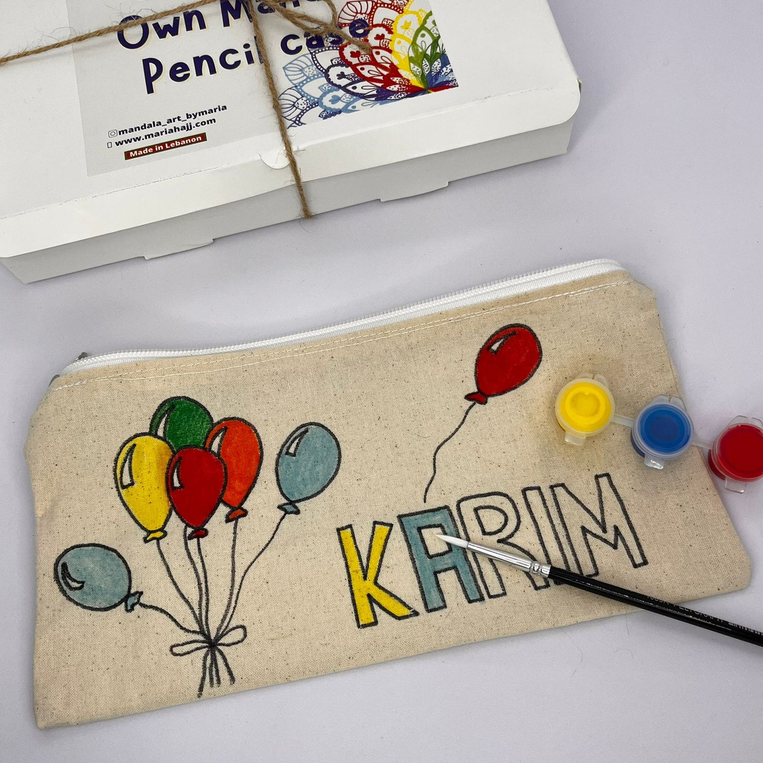 Paint Your Own Pencil Case