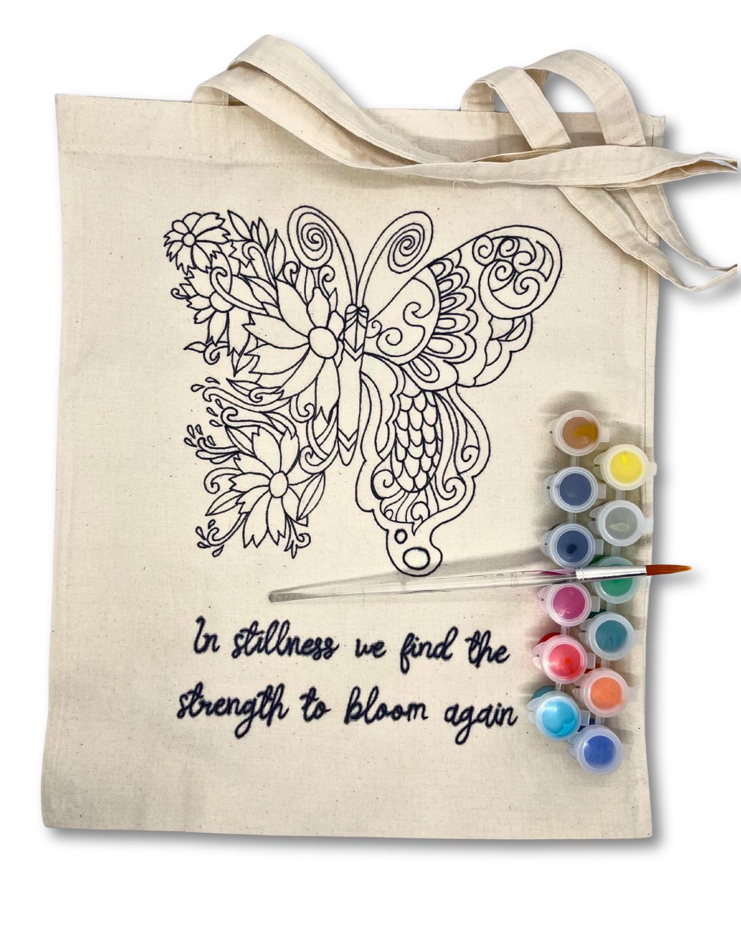 Paint Your Own Tote Bag | Butterfly