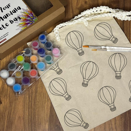Paint Your Own Tote Bag | Air Balloon