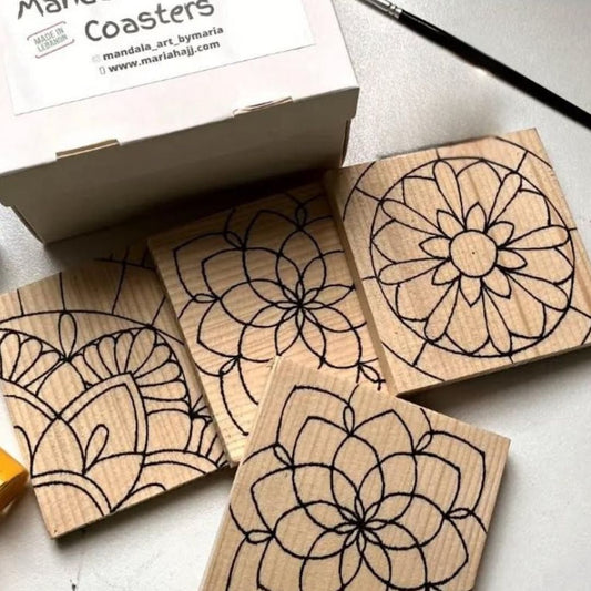 Paint Your Own Coasters | Theme Mandala