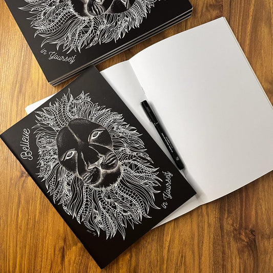 Blank Notebook (Lion)