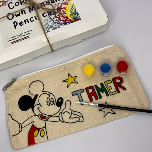 Paint Your Own Pencil Case | Mickey Mouse