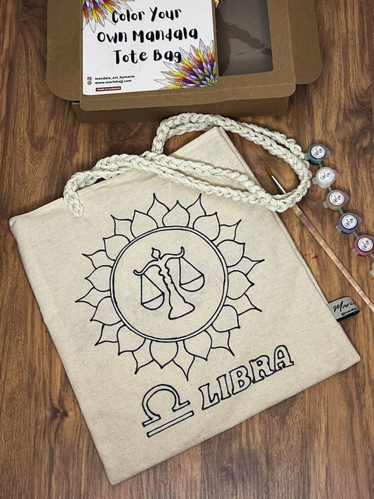 Paint Your Own Tote Bag | Libra