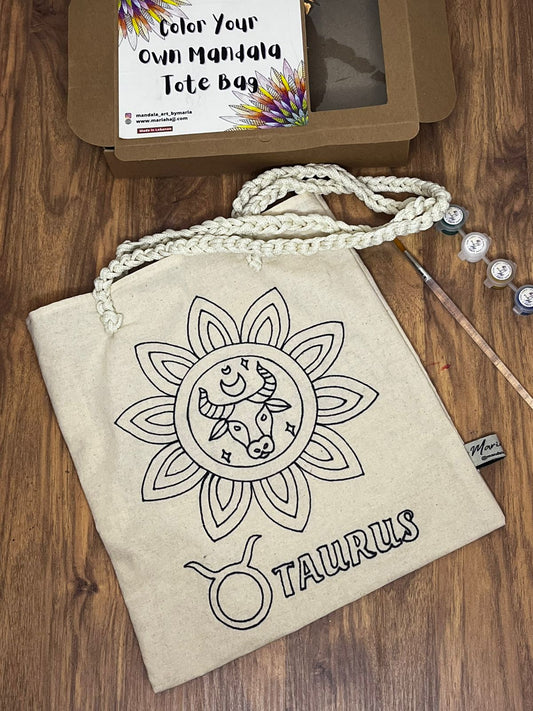Paint Your Own Tote Bag | Taurus