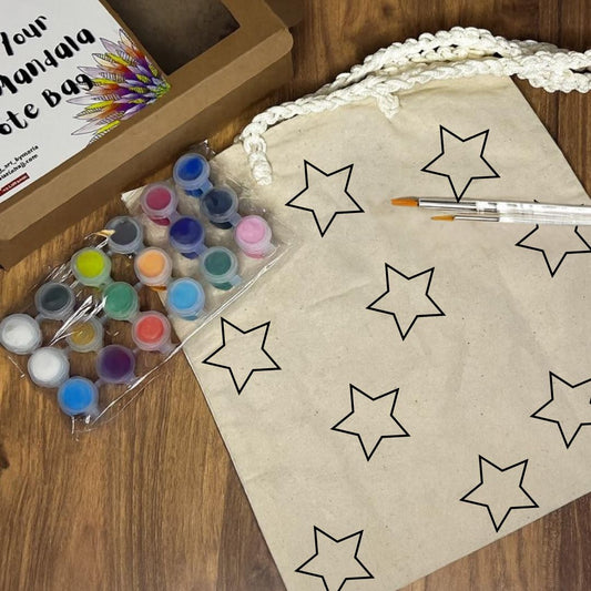 Paint Your Own Tote Bag | Stars
